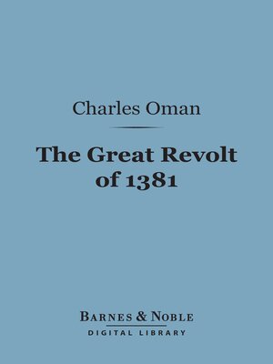 cover image of The Great Revolt of 1381 (Barnes & Noble Digital Library)